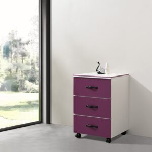 Gabinete auxiliar CT-20 con ruedas sin cerradura